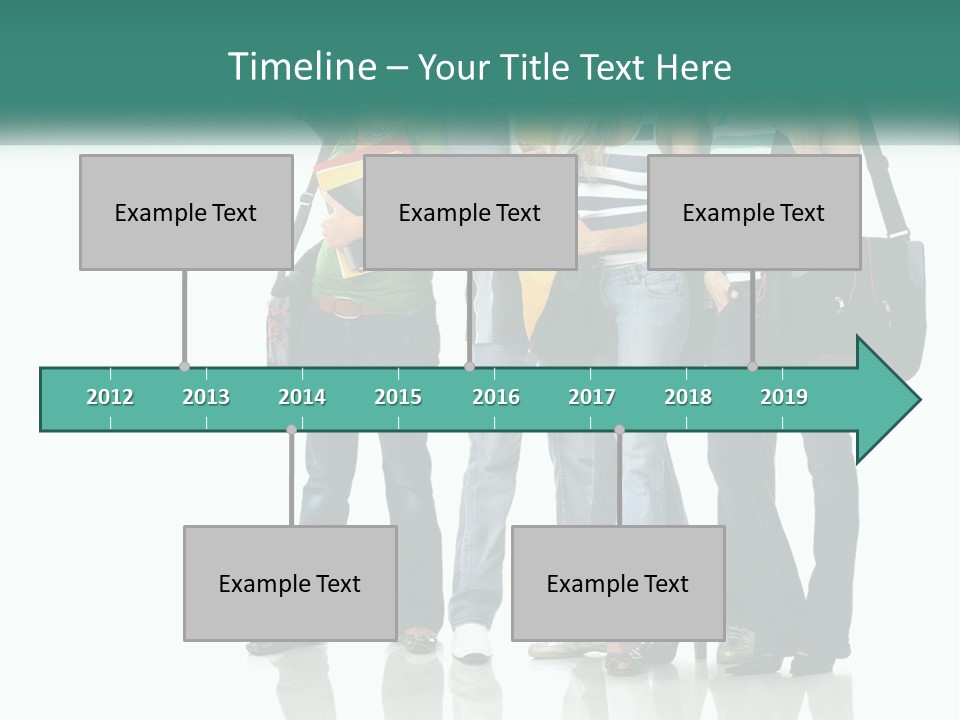 School Woman Book PowerPoint Template
