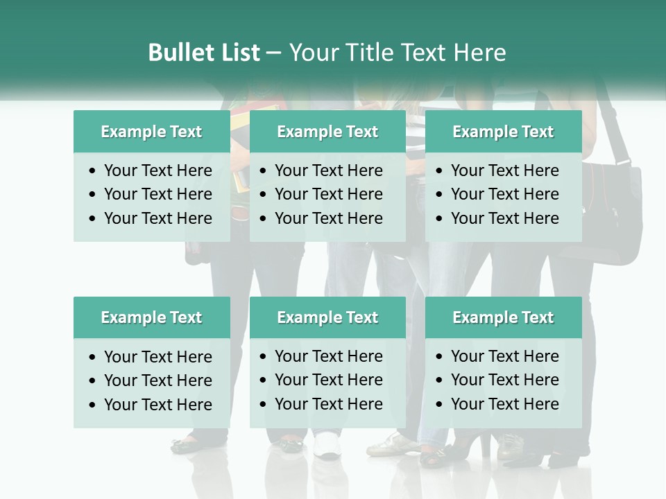 School Woman Book PowerPoint Template