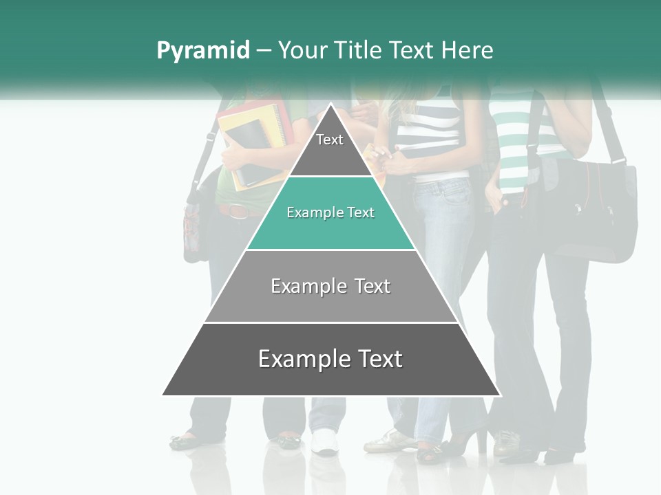 School Woman Book PowerPoint Template