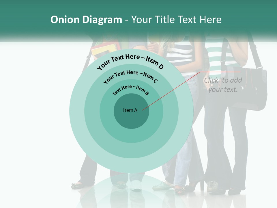 School Woman Book PowerPoint Template