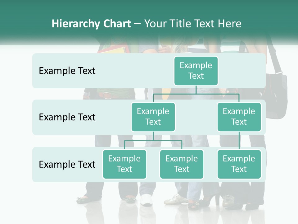 School Woman Book PowerPoint Template