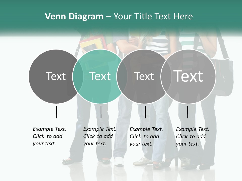 School Woman Book PowerPoint Template
