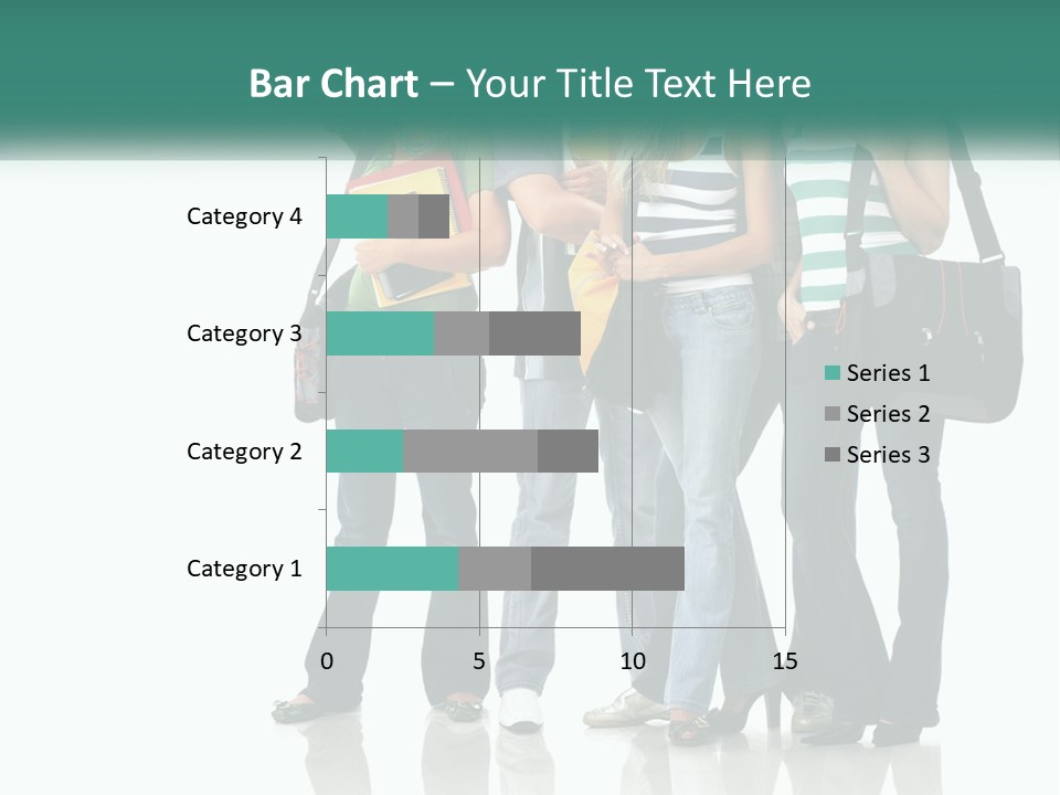 School Woman Book PowerPoint Template