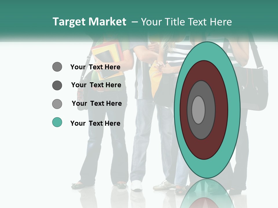 School Woman Book PowerPoint Template