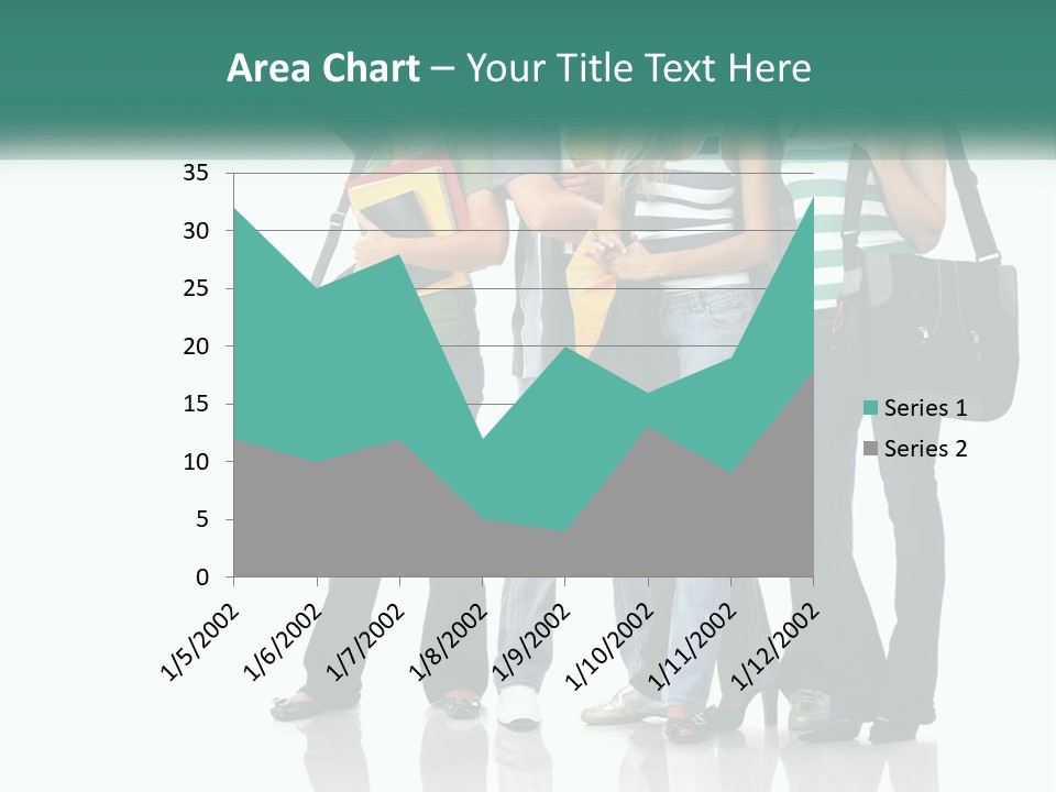 School Woman Book PowerPoint Template