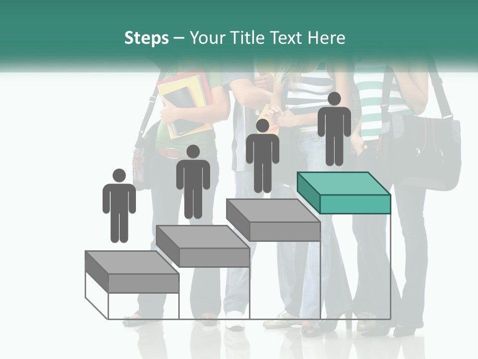 School Woman Book PowerPoint Template