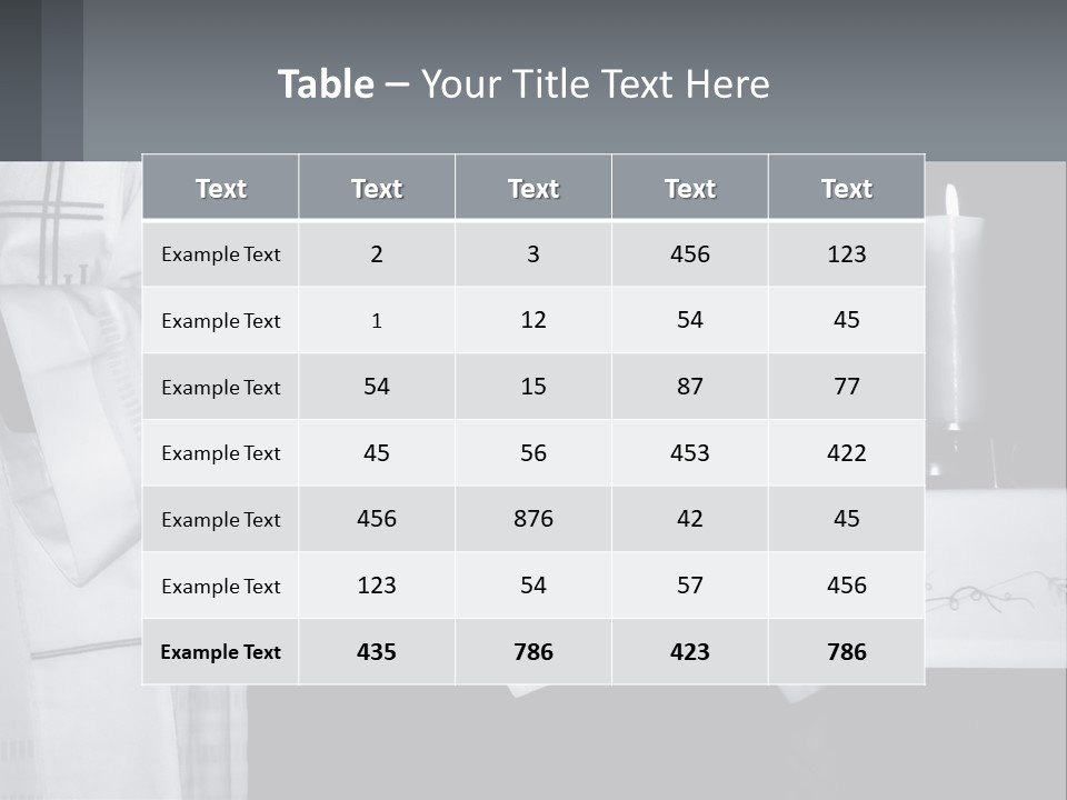 Calm God Celebration PowerPoint Template