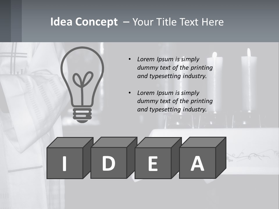 Calm God Celebration PowerPoint Template