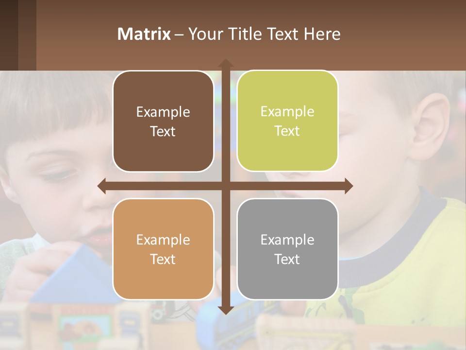 Preschool Fun Modeling PowerPoint Template