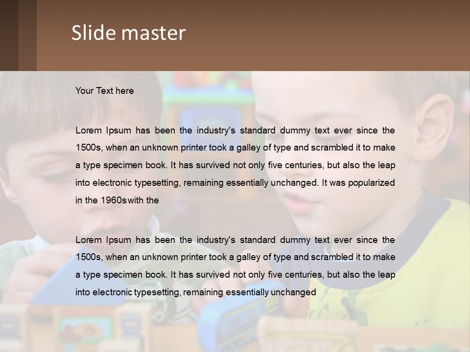 Preschool Fun Modeling PowerPoint Template