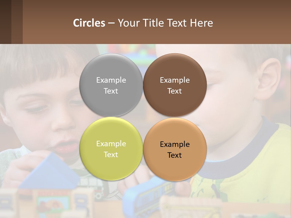 Preschool Fun Modeling PowerPoint Template