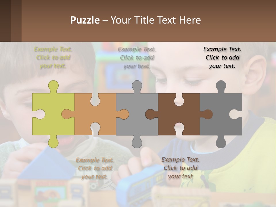 Preschool Fun Modeling PowerPoint Template