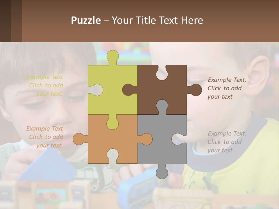 Preschool Fun Modeling PowerPoint Template