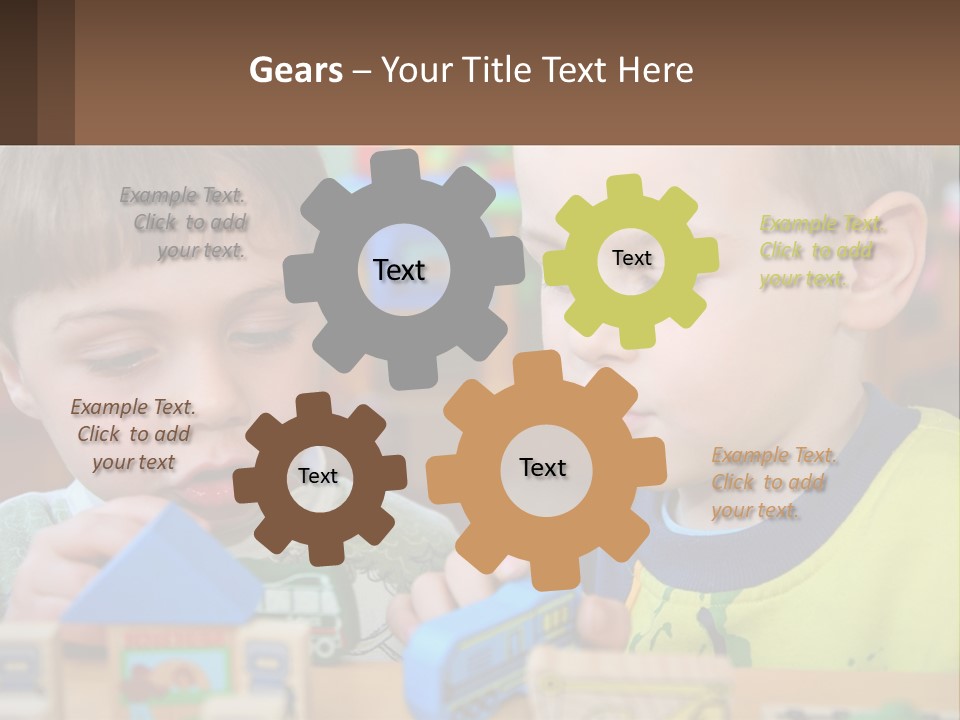 Preschool Fun Modeling PowerPoint Template