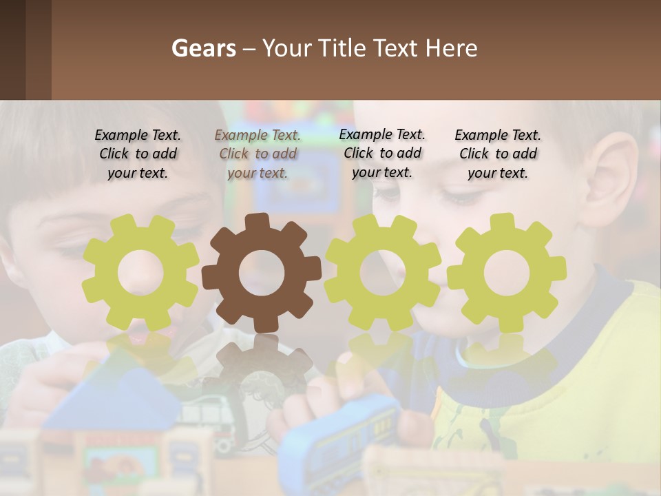 Preschool Fun Modeling PowerPoint Template