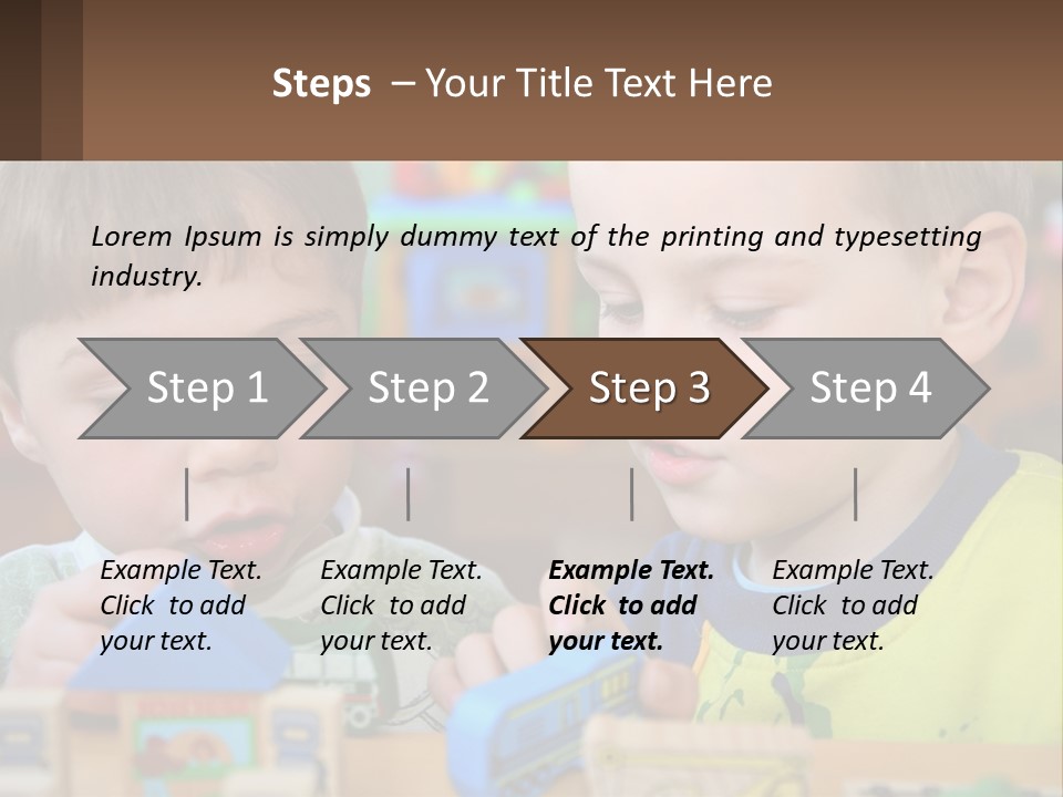 Preschool Fun Modeling PowerPoint Template