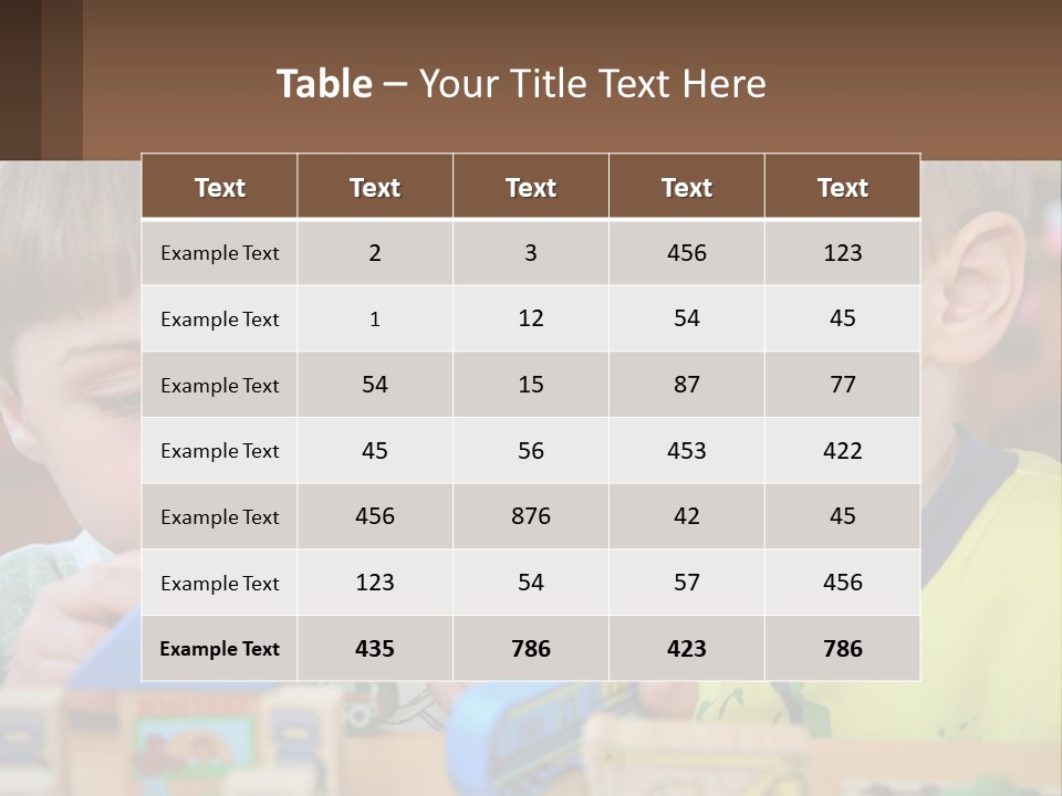 Preschool Fun Modeling PowerPoint Template