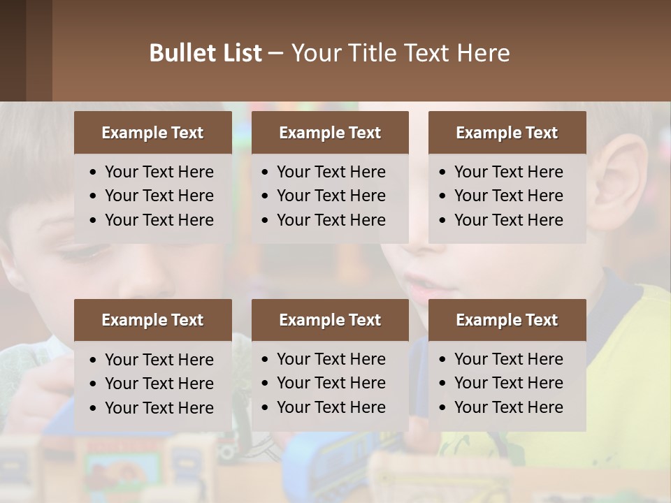 Preschool Fun Modeling PowerPoint Template