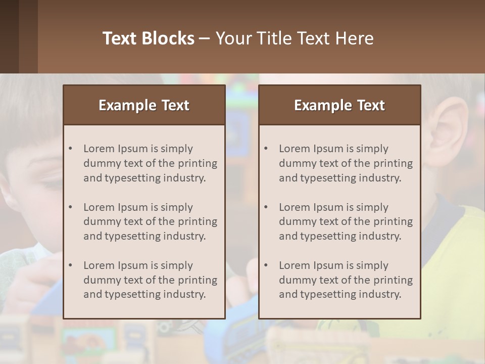 Preschool Fun Modeling PowerPoint Template