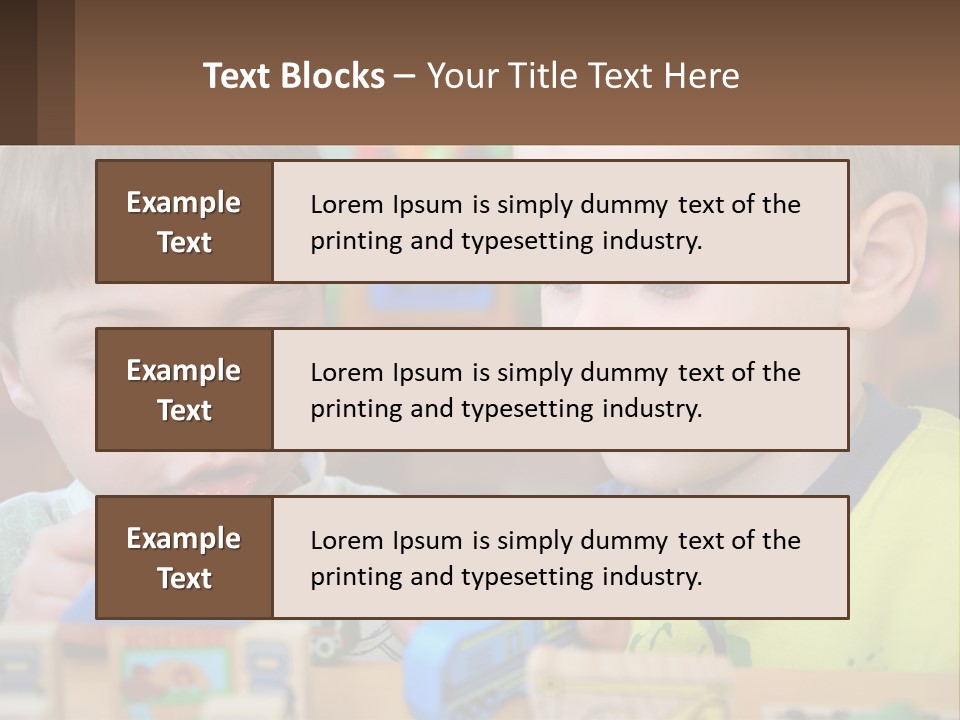 Preschool Fun Modeling PowerPoint Template