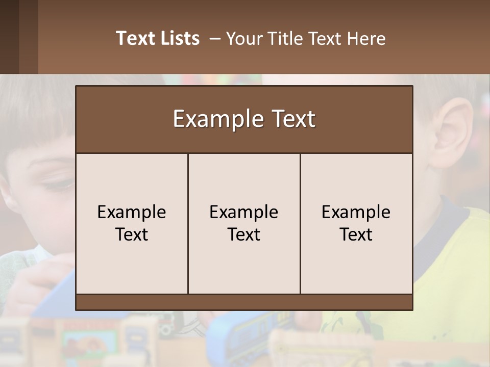 Preschool Fun Modeling PowerPoint Template