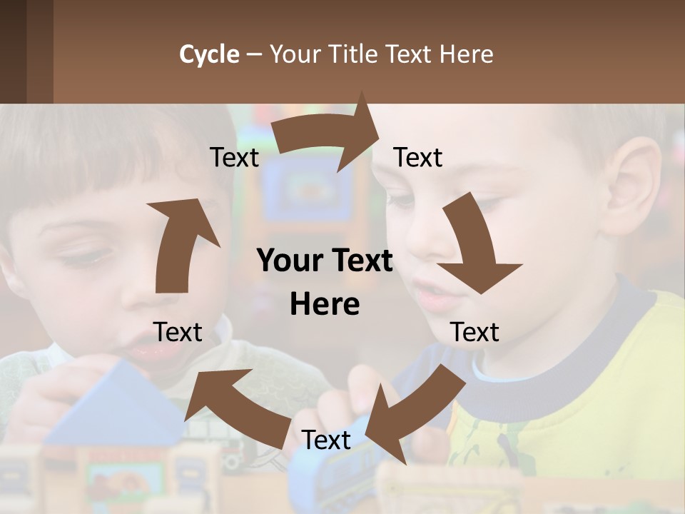 Preschool Fun Modeling PowerPoint Template