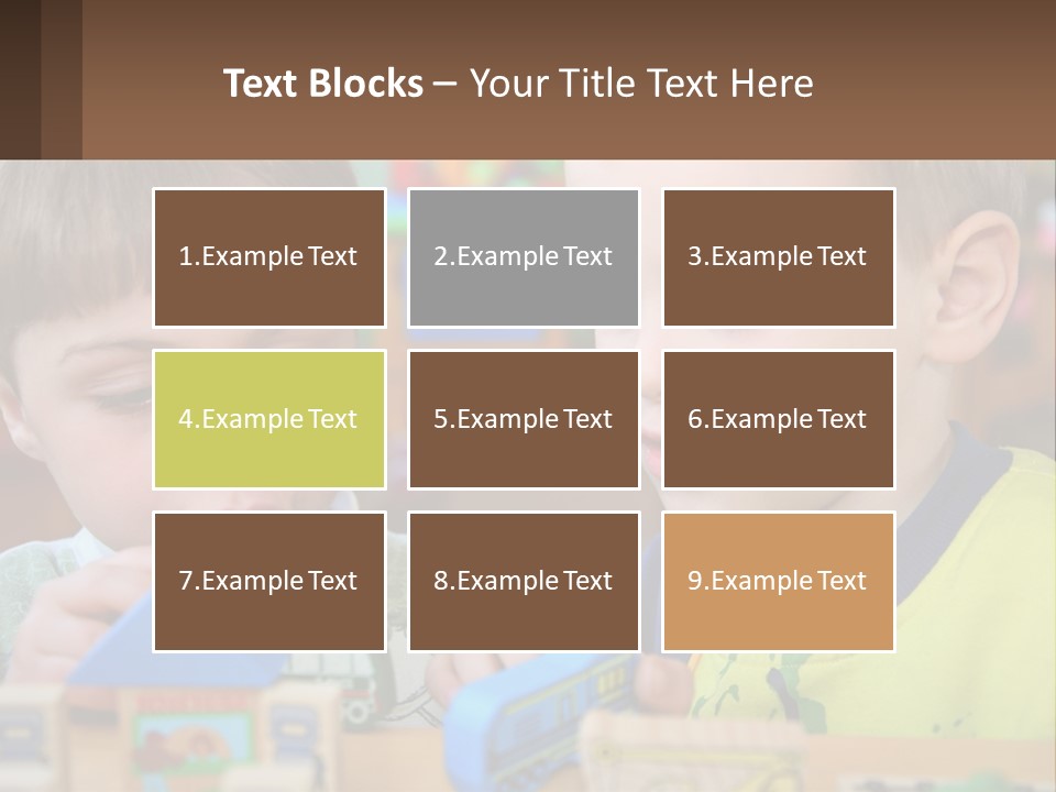 Preschool Fun Modeling PowerPoint Template