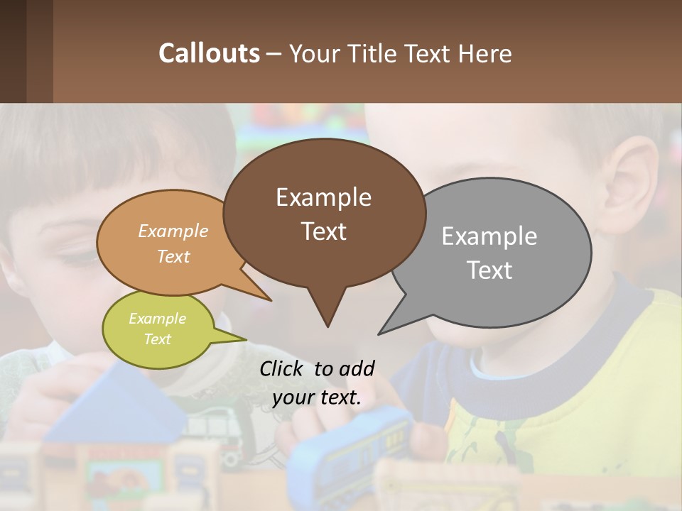 Preschool Fun Modeling PowerPoint Template