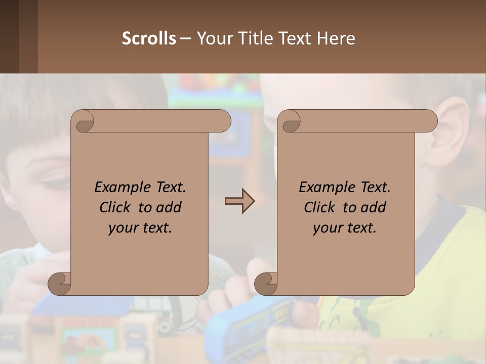 Preschool Fun Modeling PowerPoint Template