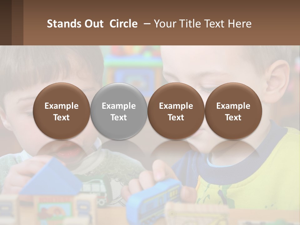 Preschool Fun Modeling PowerPoint Template