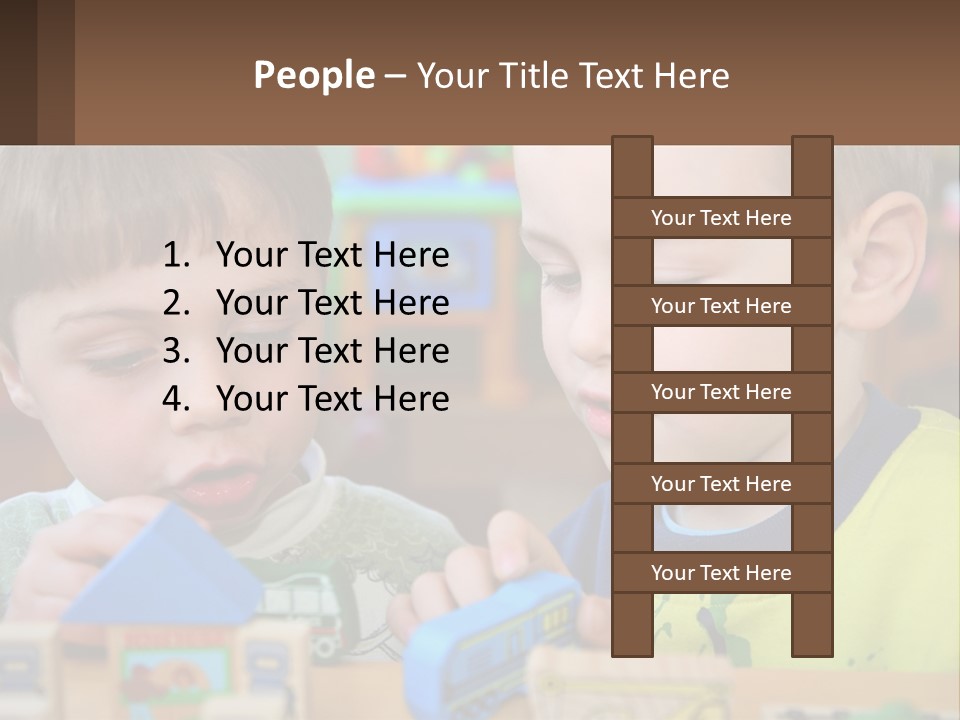 Preschool Fun Modeling PowerPoint Template