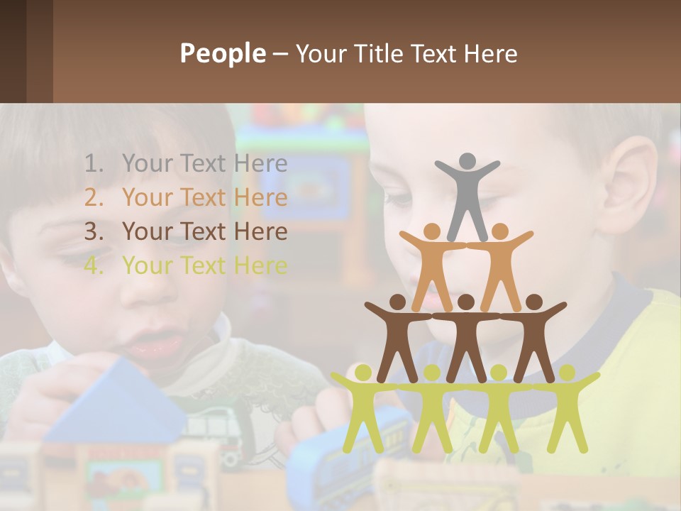 Preschool Fun Modeling PowerPoint Template