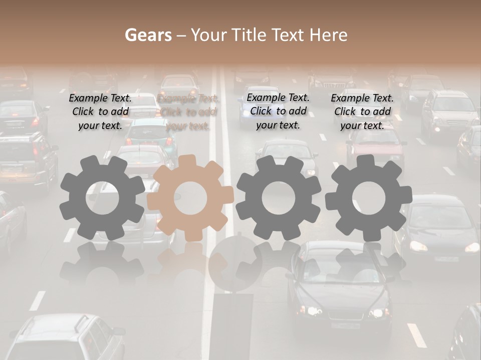 Car Color Objects PowerPoint Template