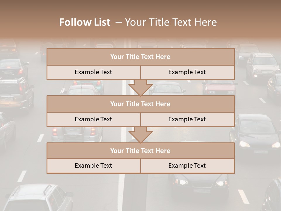 Car Color Objects PowerPoint Template