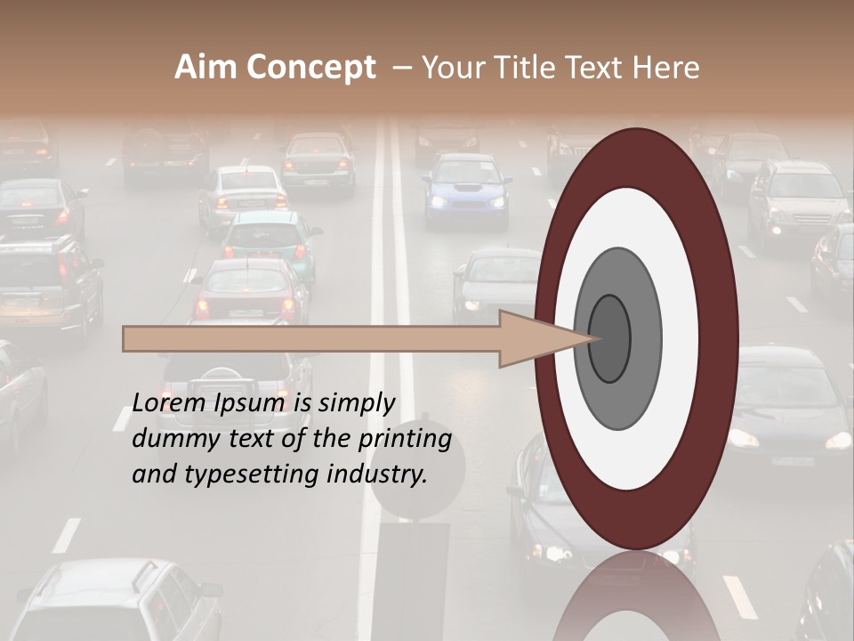 Car Color Objects PowerPoint Template