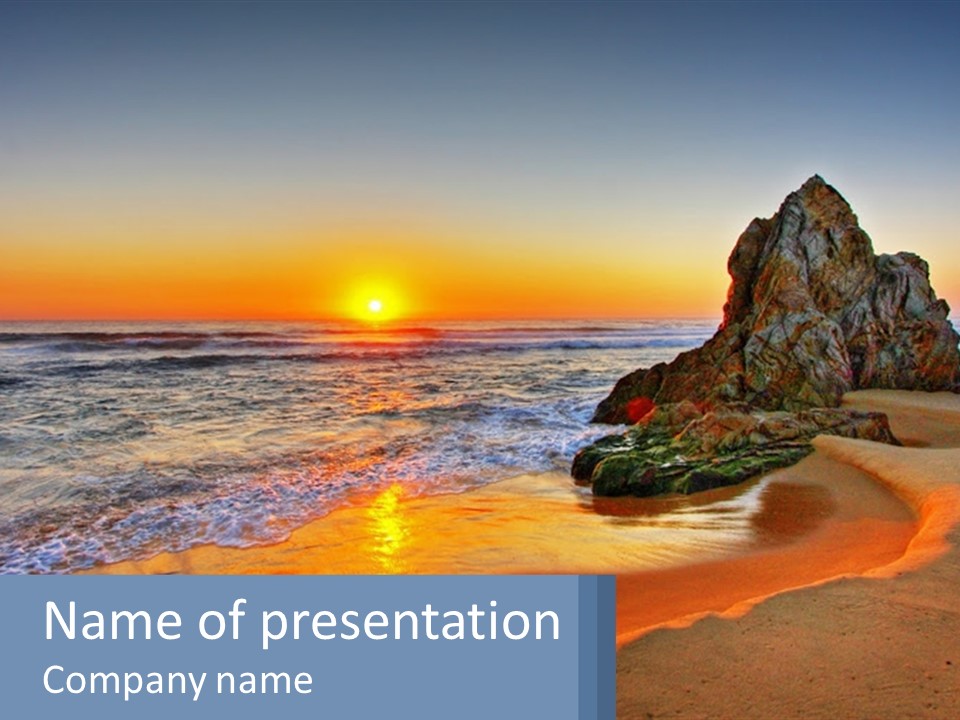 Tathra Camping View PowerPoint Template