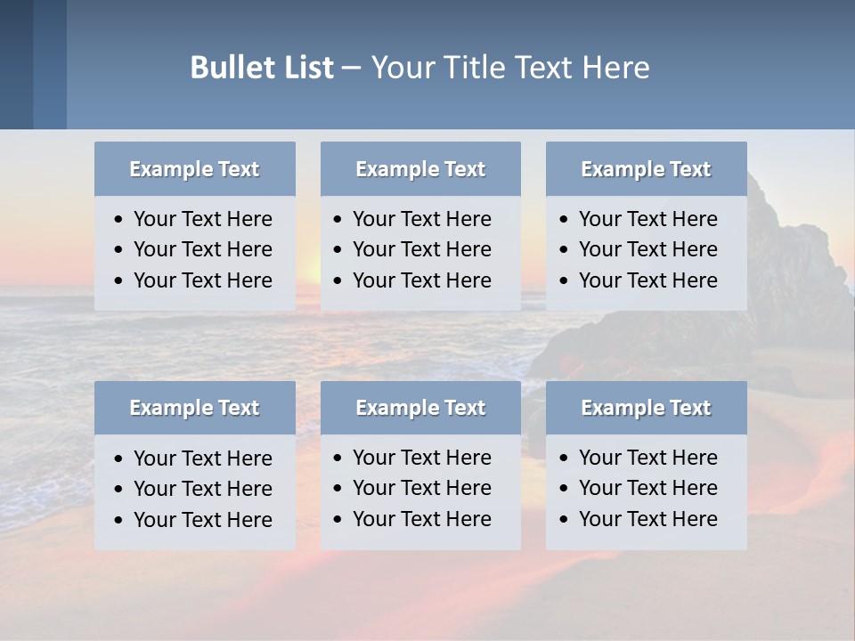 Tathra Camping View PowerPoint Template