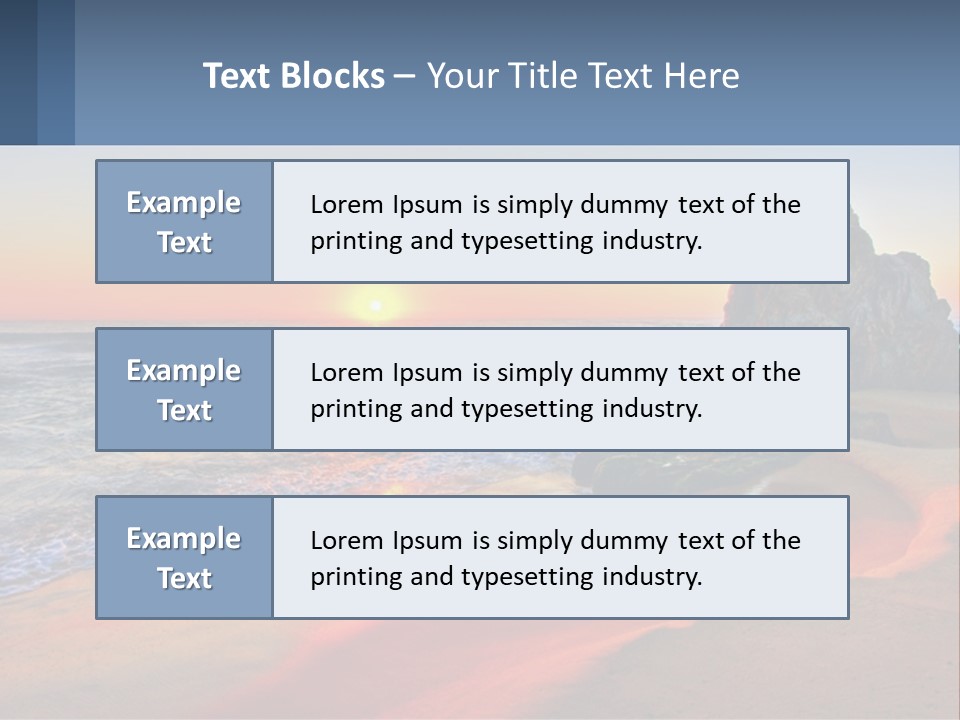 Tathra Camping View PowerPoint Template