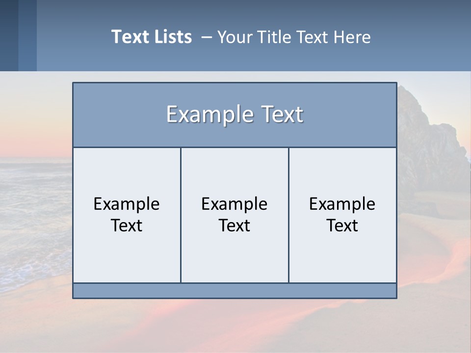 Tathra Camping View PowerPoint Template