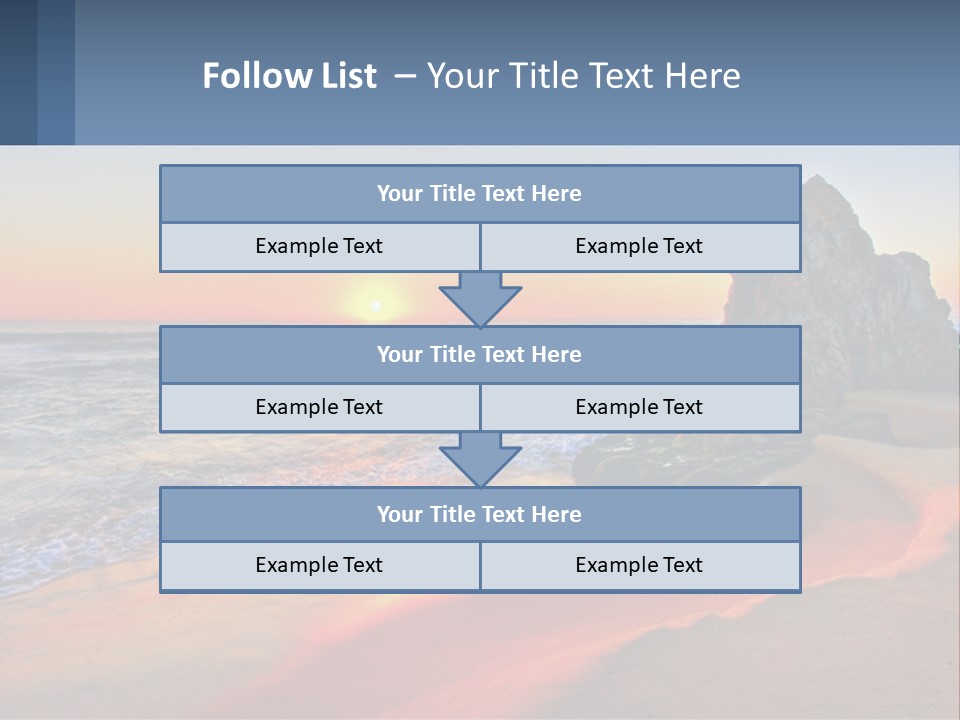 Tathra Camping View PowerPoint Template