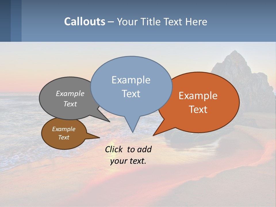 Tathra Camping View PowerPoint Template