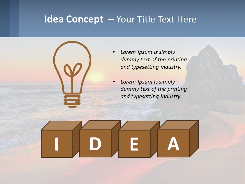 Tathra Camping View PowerPoint Template