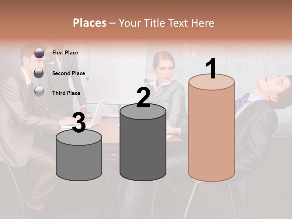 Board Man Seminar PowerPoint Template