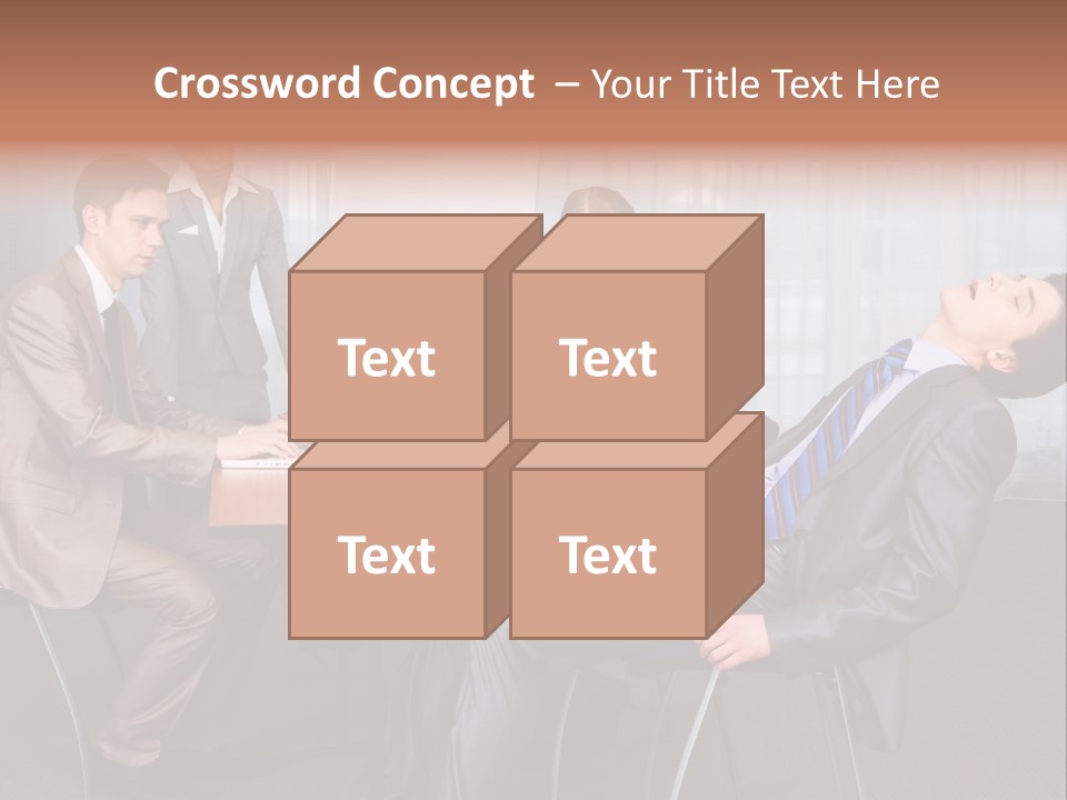 Board Man Seminar PowerPoint Template