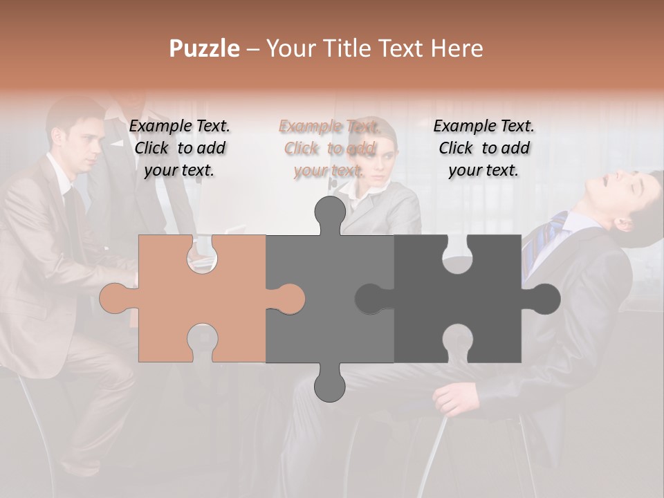 Board Man Seminar PowerPoint Template