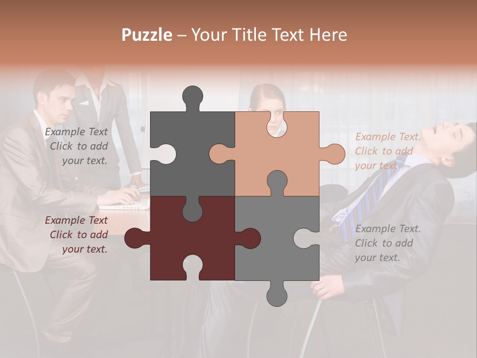 Board Man Seminar PowerPoint Template