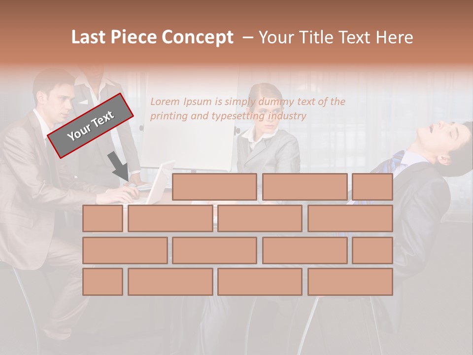 Board Man Seminar PowerPoint Template