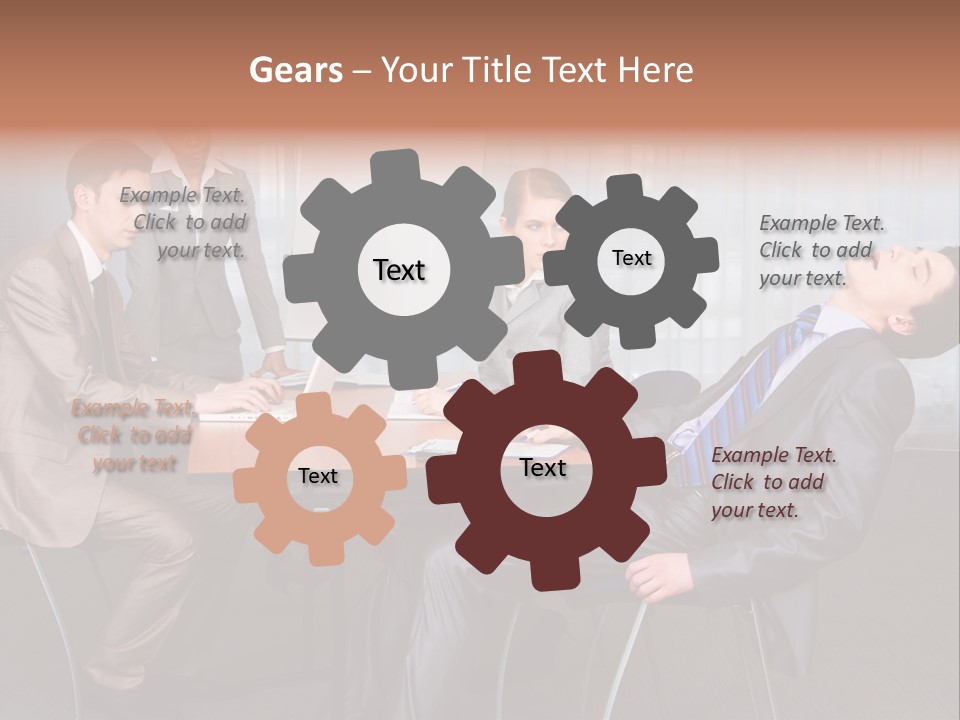 Board Man Seminar PowerPoint Template