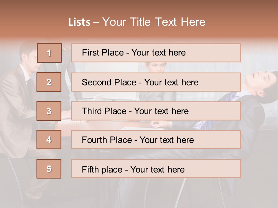 Board Man Seminar PowerPoint Template