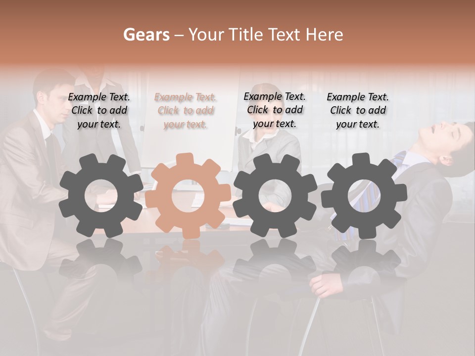 Board Man Seminar PowerPoint Template